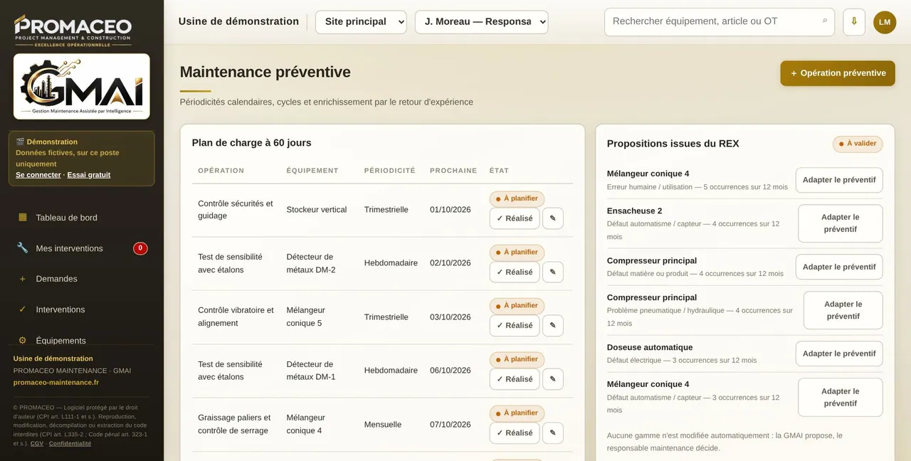 Le préventif, dans le même calendrier que le reste